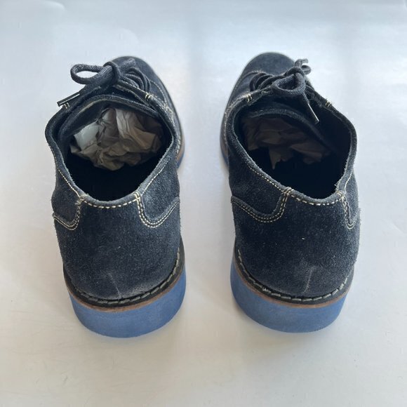 Cole Haan Black Suede Wingtip Oxford Men’s Size 7M Shoes Lace‎ Up Work Career - Picture 3 of 9